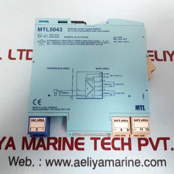 BARRIERS 4/20mA REPEATER, SINKING