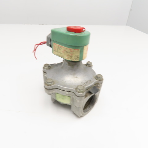 VALVULA USO GAS 2/2 NC 1 1/2" NPT 0-25 PSI AL