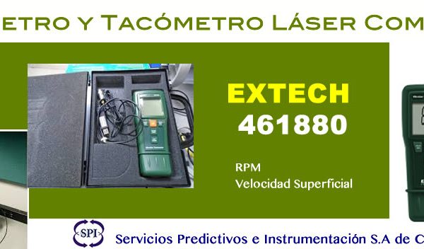 MEDIDOR DE VIBRACIÓN + TACOMETRO LASER