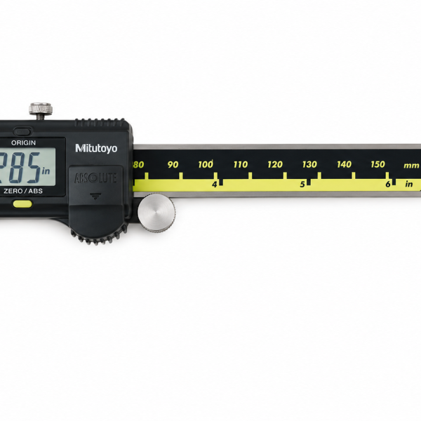 CALIBRADOR DIGITAL 0-6"/150mm PUNTAS EN CARBURO EXT. E INT