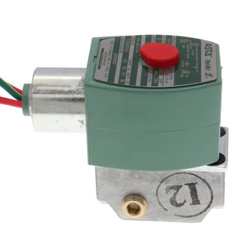 VALVULA USO GAS 2/2 NC 1/4" NPT AL