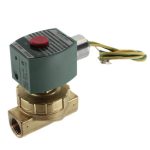 VALVULA USO VAPOR 2/2 NC 1/2" NPT 5-125 PSI BR