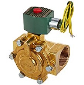 VALVULA USO VAPOR 2/2 NC 1" NPT 5-125 PSI BR