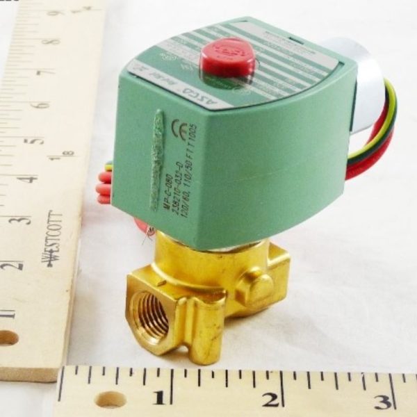 VALVULA USO GENERAL 2/2 NC 1/4"NPT BR