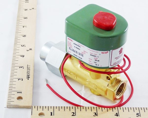 VALVULA FUEL OIL 2/2 NC 1/2" NPT BR SS