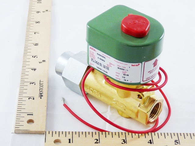 VALVULA FUEL OIL 2/2 NC 1/2" NPT BR SS