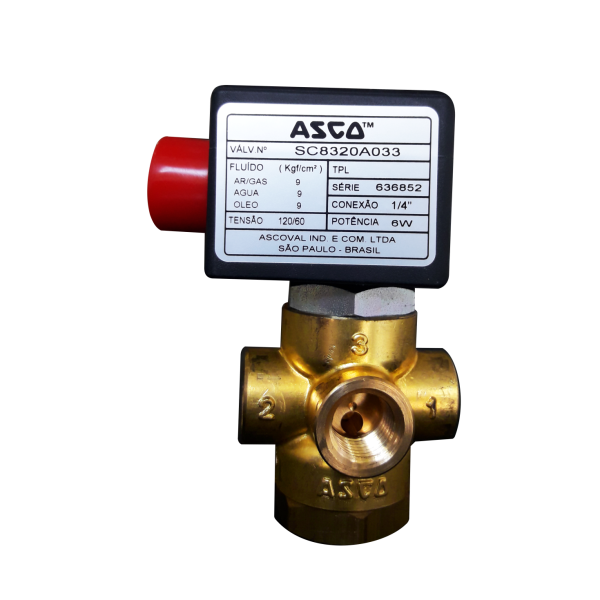 VALVULA CUERPO EN Y 1"NPT 150 PSI NC 63mm BR