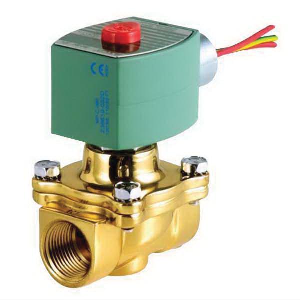 VALVULA USO GENERAL 2/2 NC 1/2" NPT BR