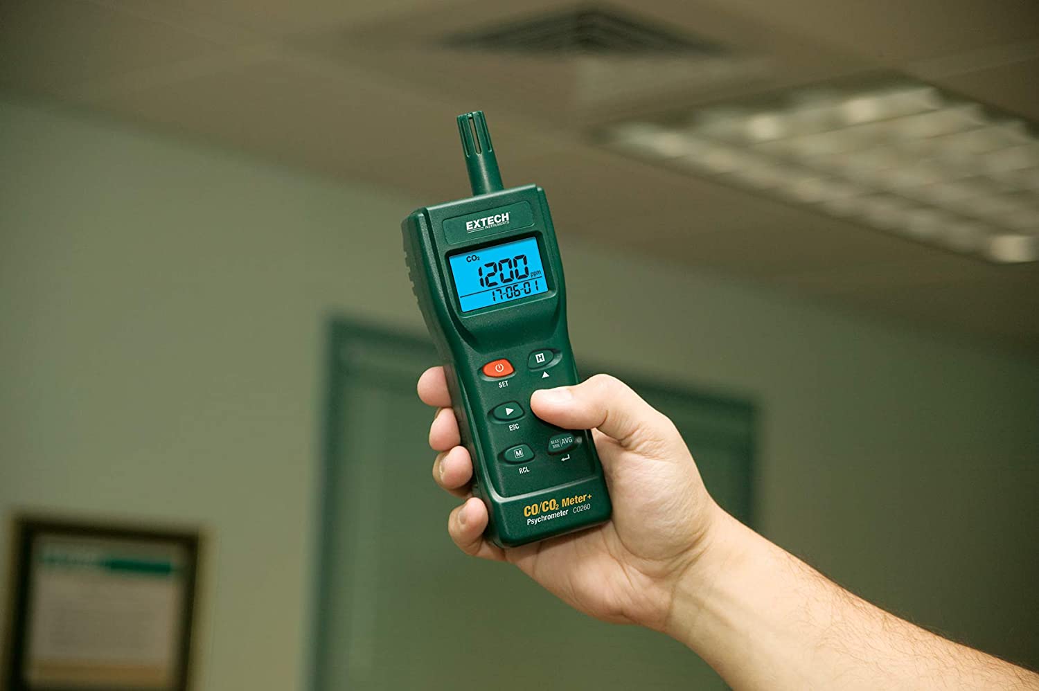 Medidor de Dioxido de carbono