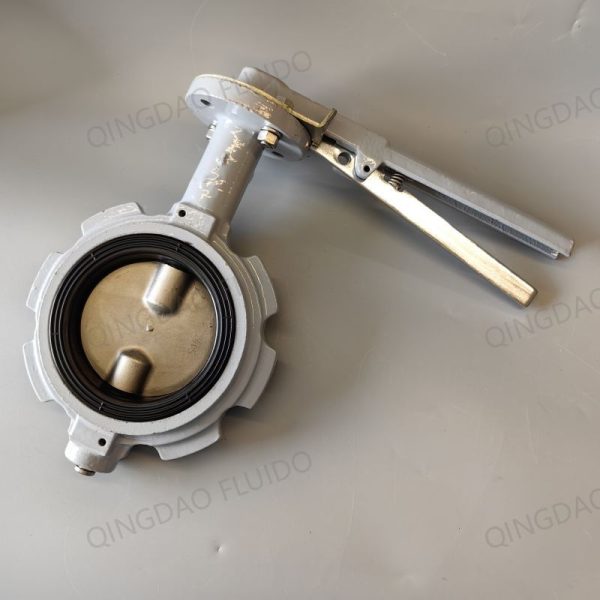 VALVE BUTTERFLY 12" 200 PSI WAFFER CAST IRON/316 SS BUNA N - HAND WHEEL