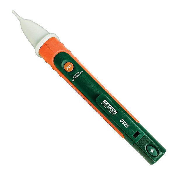 Detector de voltaje de CA de doble rango con linterna