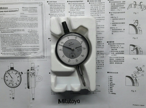 Comparador de Carátula libre de error 0.008"/0.01"/0.00001