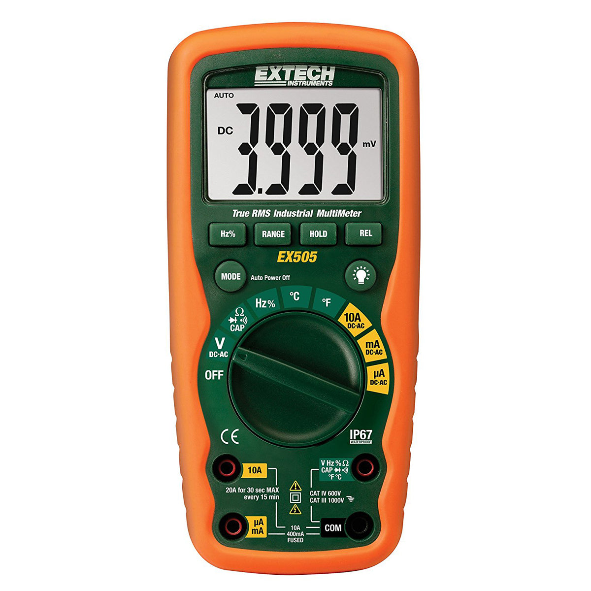 MULTIMETRO IP67 RMS RED ALTA RESOLUCION IR