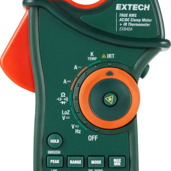 AMPERIMETRO + THERMOMETRO IR/1000A--50-270C