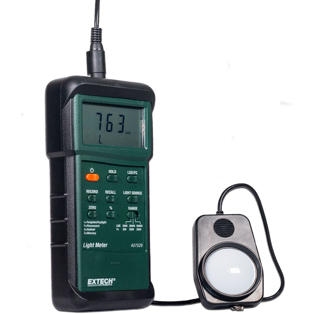 MEDIDOR DE ILUMINACIÓN LUX RANGO 2000,20000,50000lux