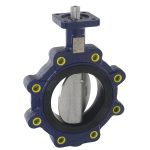VALVE, BUTTERFLY, RESILIENT SEATED, 10 IN 200 PSI LUG DUCTILE IRON/DUCTILE IRON  BUNA N - HAND WHEEL