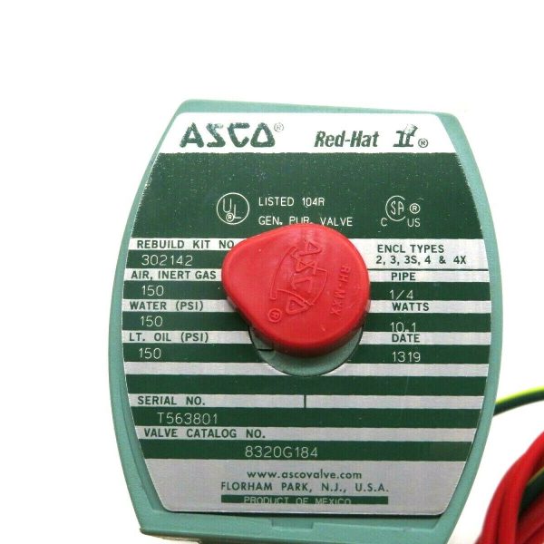 VALVULA USO GENERAL 3/2 NC 1/4"NPT 0-150 PSI BR