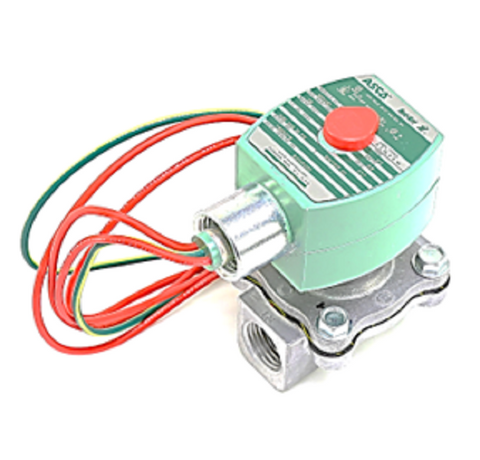 VALVULA USO GAS 2/2 NC 1/2" NPT AL