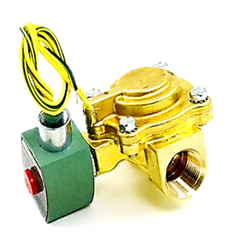 VALVULA USO VAPOR 2/2 NC 1" NPT 5-125 PSI BR