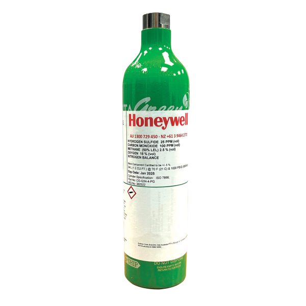 GAS CALIBRACIÓN %LEL, O2, H2S, CO