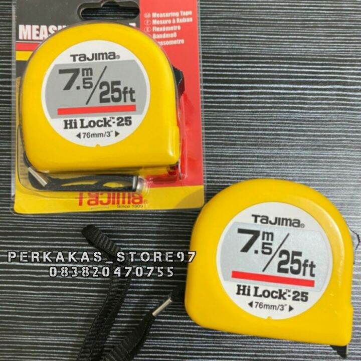CINTA METRICA 7.5MTS/25FT