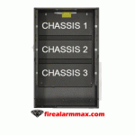 BACKBOX, 3 CHASSIS, BLACK