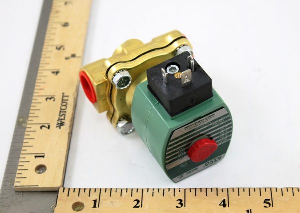 VALVULA USO GENERAL 2/2 NC 1/2" NPT BR CONECTOR DIN