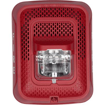SPEAKER STROBE RED WALL