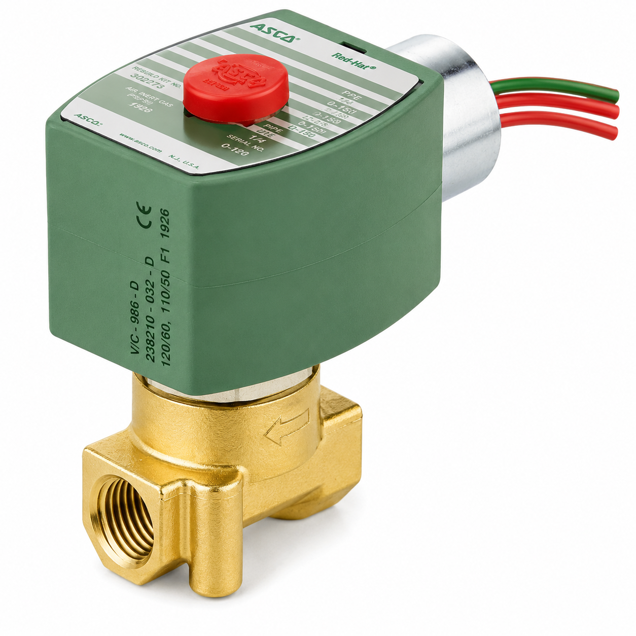 VAL PILOTO 2/2 1/8" 0-125 PSI BR COLEC POLVO