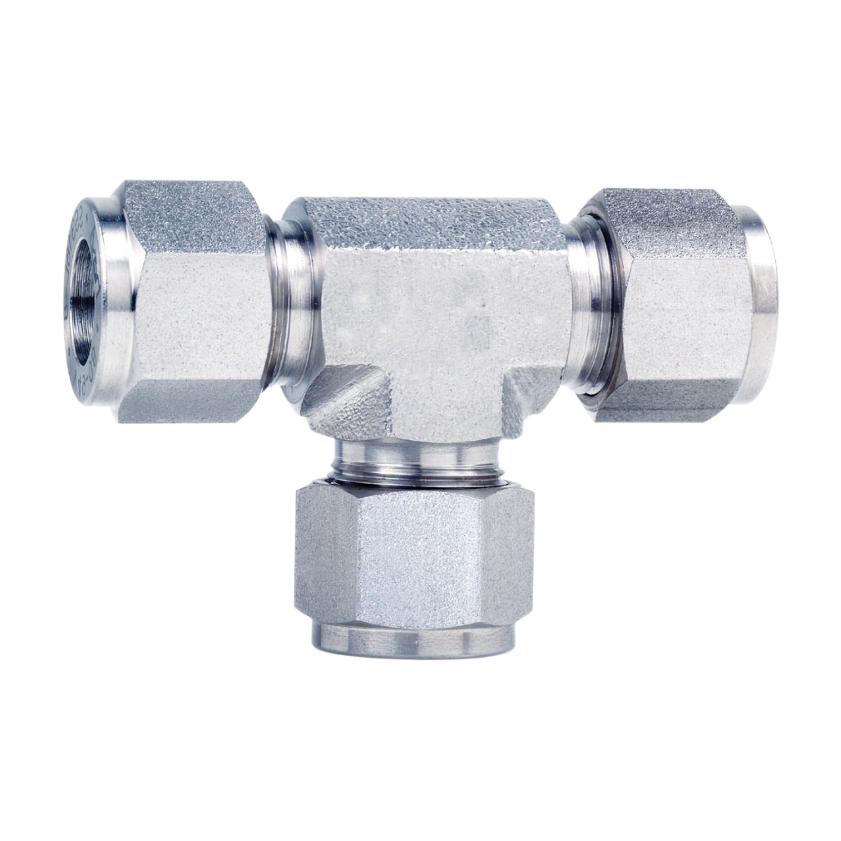 TE UNION HORIZ. NO  ROSCADO 3/8 SS