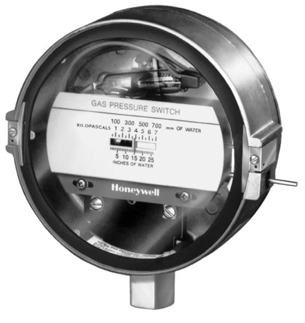 SWITCH PRESION ADITIVO MANUAL RESET 1-26" H 2 O