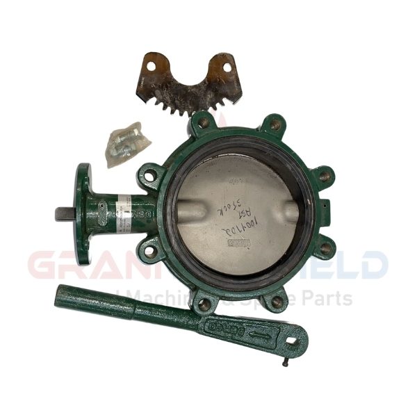 VALVE, BUTTERFLY, RESILIENT SEATED, 8 IN 200 PSI WAFFER CAST IRON/DUCTILE IRON BUNA N - HAND WHEEL