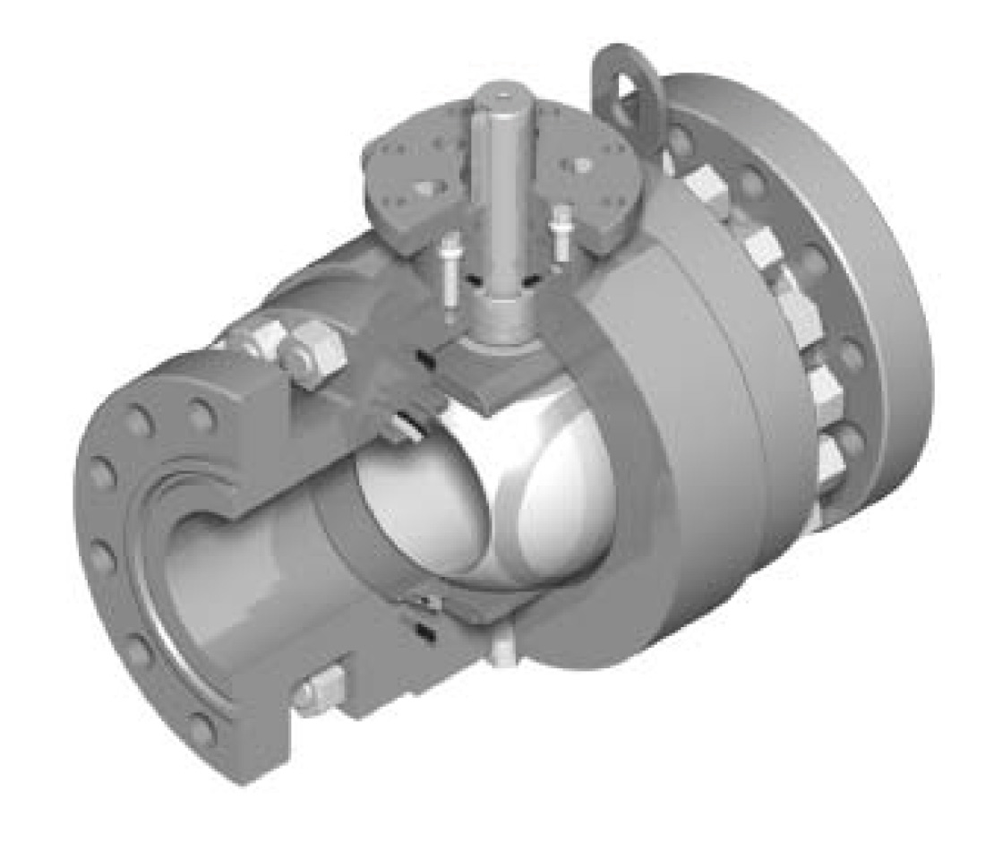 FLOATING VALVE BALL NUTRON 1-1/2" 3000 PSI