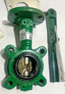VALVE, BUTTERFLY, RESILIENT SEATED, 2 IN 200 PSI WAFFER CAST IRON/316 SS BUNA N - LOCKING