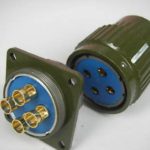 1 X CABLE 1,5M CON CONECTOR MILITAR 4 PIN