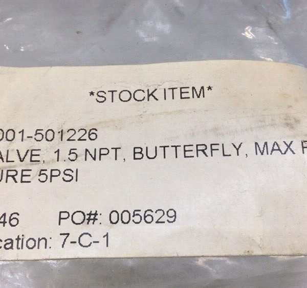 VALVULA ,6BV AB,BFLY,AUT,1.5 IN.,NPT,FULL POR