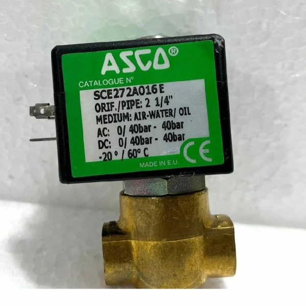 VAL ASCO SCIENTIFIC 2V, NC, 10/32 UNF, 0-30 PSI, 24 VDC