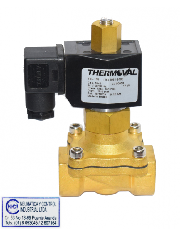 VALVULA USO GENERAL 2/2 NC 1/4"NPT BR EXPLOSION PROOF