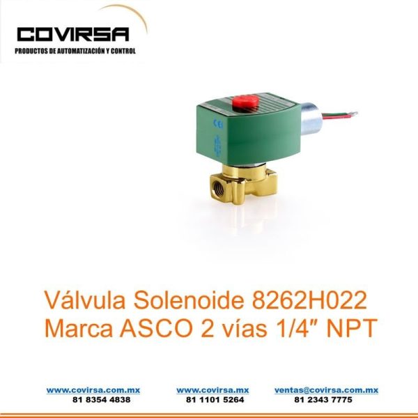 VALVULA USO GENERAL 2/2 NC 1/8"NPT SS