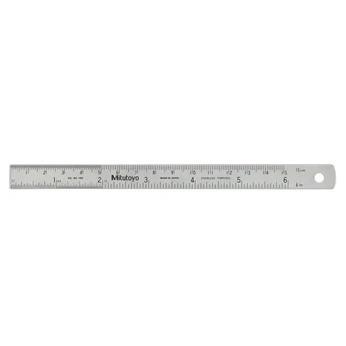 REGLA SEMIFLEXIBLE 6"-150mm/1mm,0.5mm