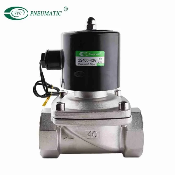 VALVULA 2/2 NC USO GENERAL ACERO INOXIDABLE 3/8