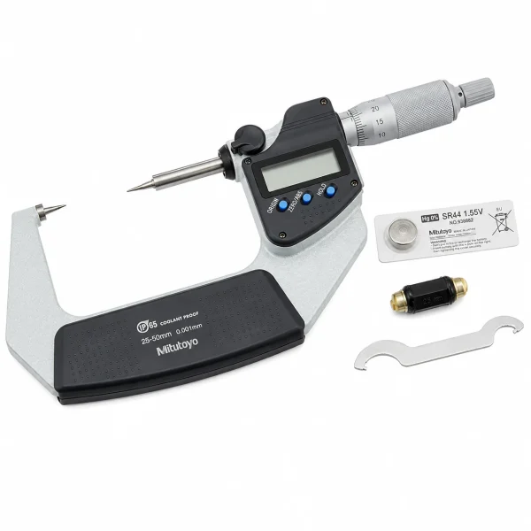 MICROMETRO CON PUNTAS CONICAS 0mm - 25mm