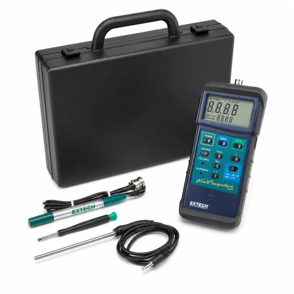 KIT MEDIDOR DE TEMPERATURA PH/mV PARA TRABAJO PESADO