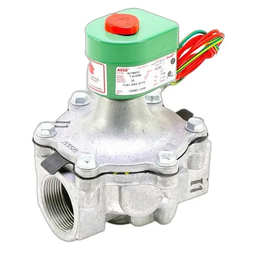 VALVULA USO GAS 2/2 NC 1 1/2" NPT AL