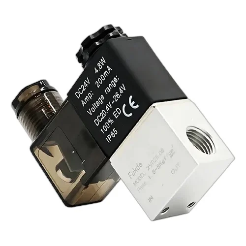 VÁLVULA SOLENOIDE ALTA PRESIÓN 2/2 NC 1/4"NPT BR