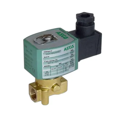 VALVULA CUERPO PLASTICO 2/2 NC 1/4"ID 120VAC