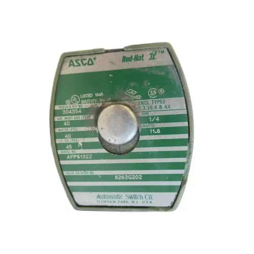 VALVULA USO GENERAL 2/2 NC 1/4"NPT 0-65 PSI BR