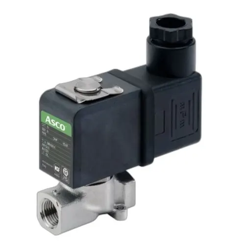 VALVULA USO GENERAL 2/2 NC 1/8"NPT SS