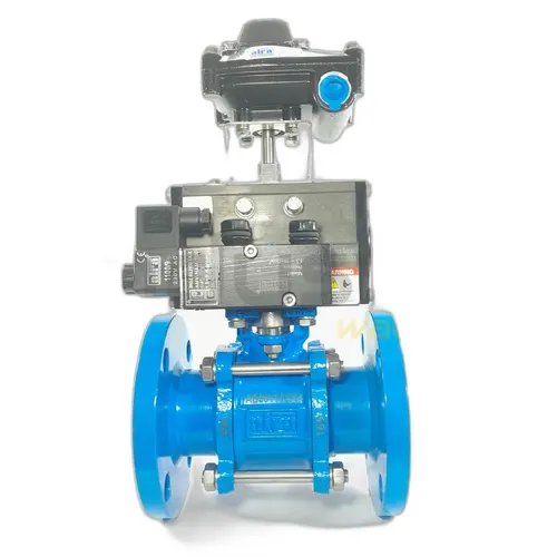 VALVE W/ACTUATOR+SOLENOIDES+SWITCH (OPEN/CLOSE) 2"