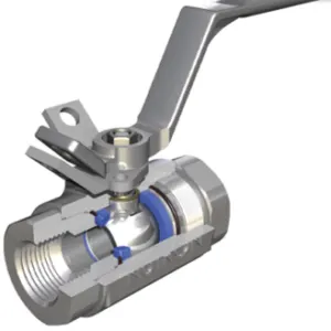 FLOATING VALVE BALL NUTRON 1-1/2" 3000 PSI